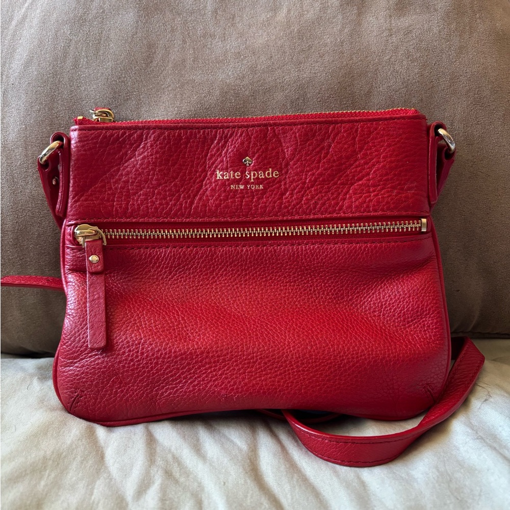 Kate Spade Vibrant Red Crossbody Bag